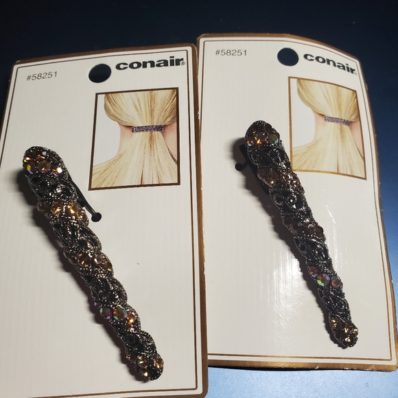 Black and Gold Hair Clip - Picture 1 of 4
